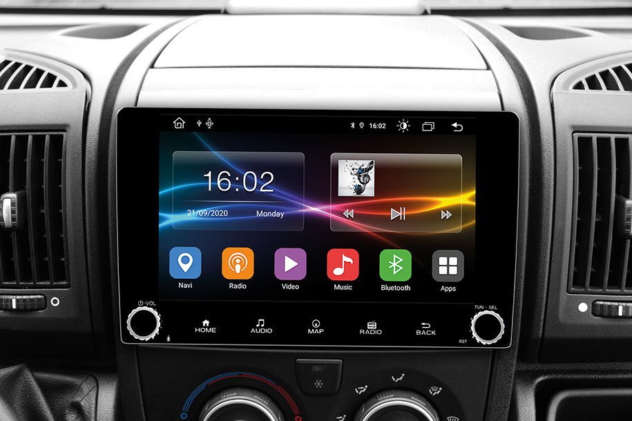ESX VNC1040-F8-A60 Autoradio Navigation Compatible avec Fiat Ducato F8 à  partir de 2021 avec logiciel Navis