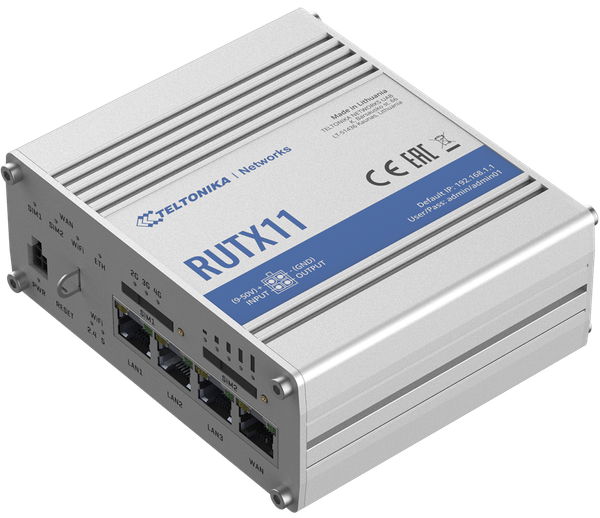 Teltonika Router RUTX11 LTE Router, Wlan